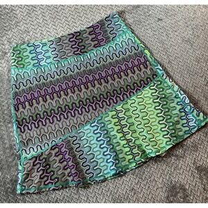 Prana Deedra Skirt Women S Mini Athleisure Polyester Blend Art To Wear Geometric